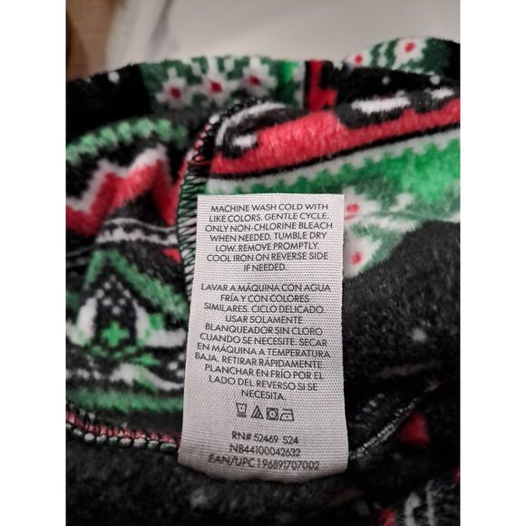 No Boundaries Womens Size Medium (8-10) Christmas Hooded Fleece - Picture 5 of 5